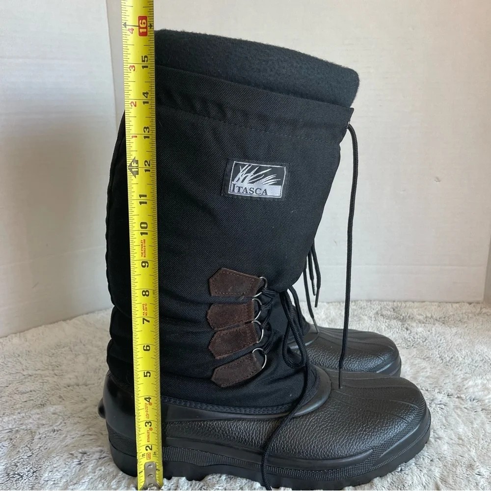 Itasca Men's Black Insulated Winter Boot Size 13